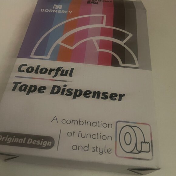 Colorful Tape Dispenser – Rainbow Design - Picture 3 of 6